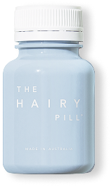 The Hairy Pill for Men bottle